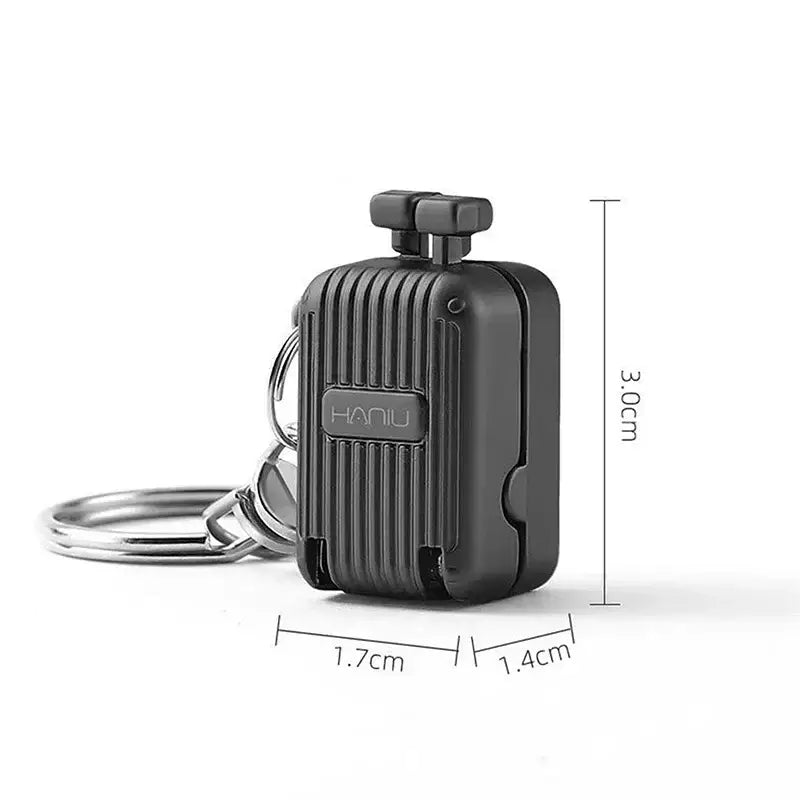 Foldable Stainless Steel Nail Clipper Keychain – Portable Rotary Nail Cutter for Fingernails & Toenails (Manicure