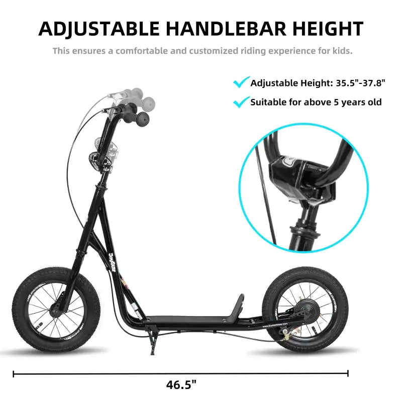 JOYSTAR Kick Scooter for Kids (Ages 5-9) | 12’’ Wheels Adjustable Handlebar Rear V-Brake