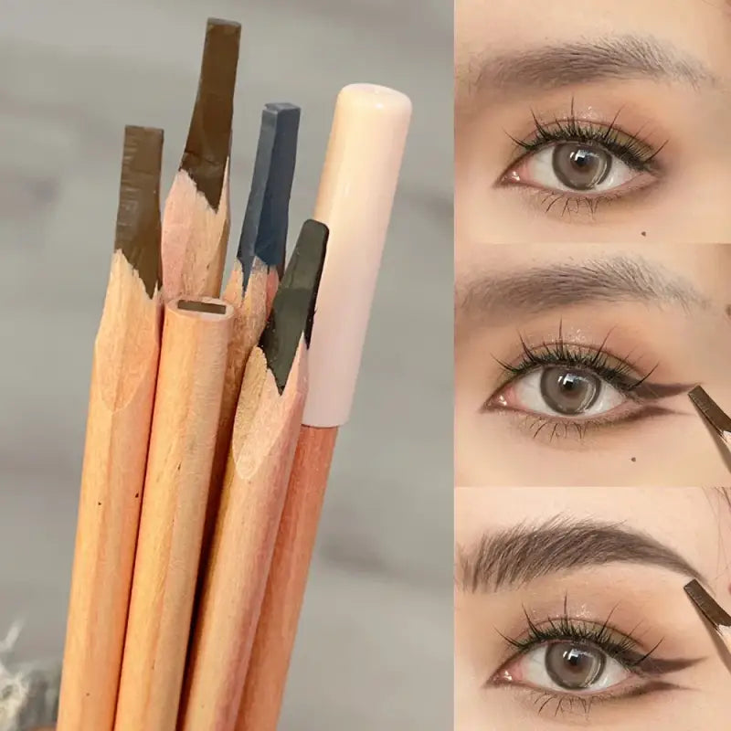 Microblading Wood Eyebrow Pencil – Smudge-Proof Long-Lasting & Natural Eyebrows Tattoo Pen