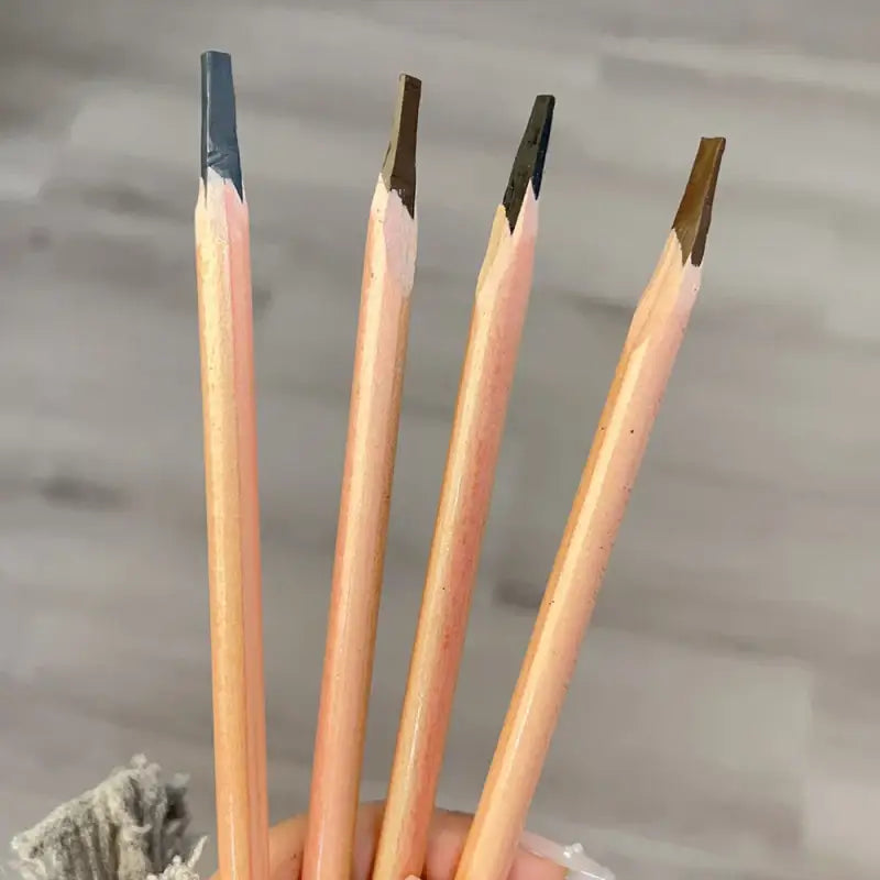 Microblading Wood Eyebrow Pencil – Smudge-Proof Long-Lasting & Natural Eyebrows Tattoo Pen