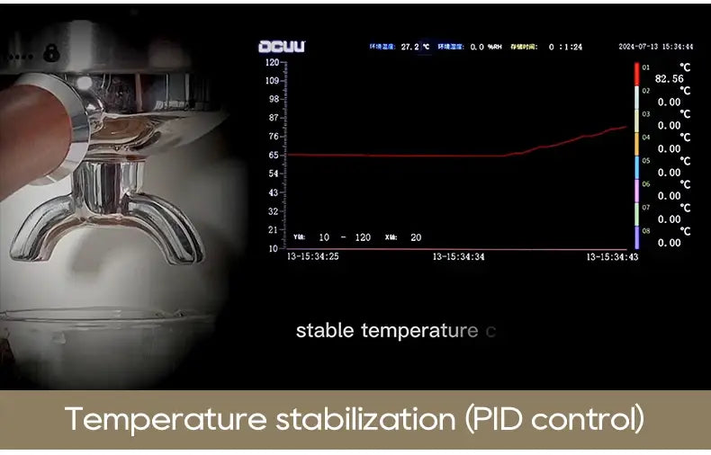 HiBREW Semi-Automatic Espresso Machine 20Bar Pressure Adjustable Temperature for Cappuccino