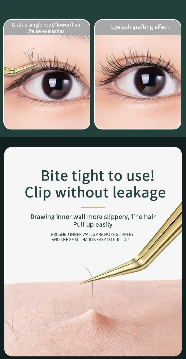 Anti-Static Straight Eyelash Extension Tweezers – Precision Lash & Brow Tool (1 Piece)