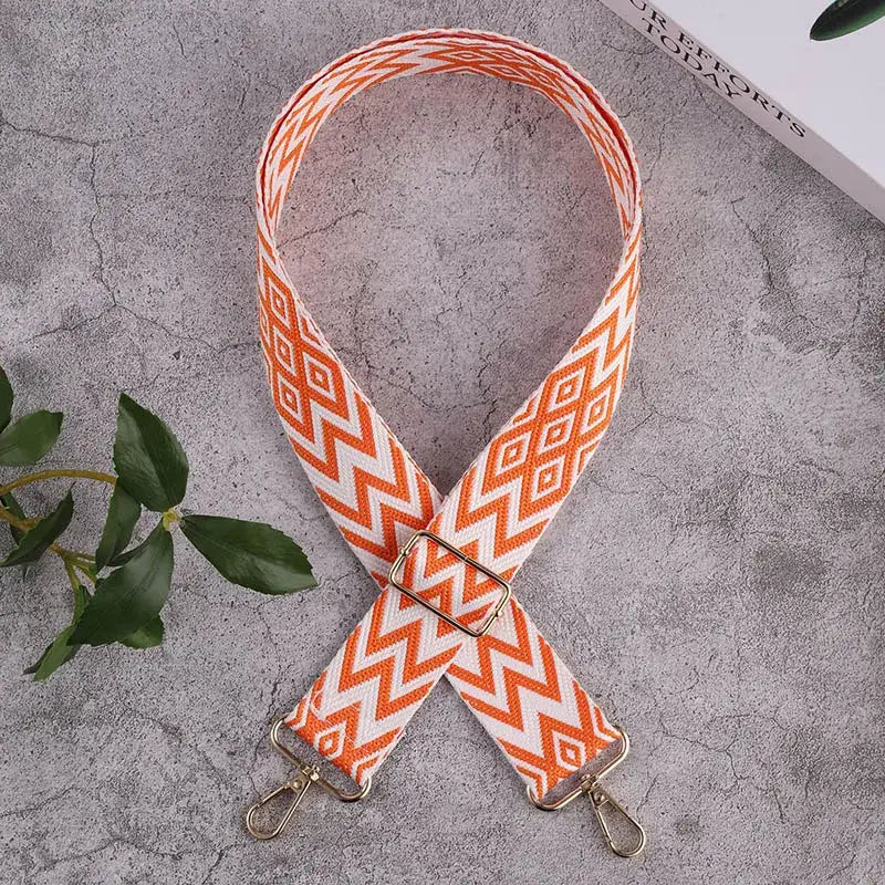 Adjustable Replacement Shoulder Bag Strap – Fashionable & Versatile Cloth Strap for Handbags Totes and Luggage