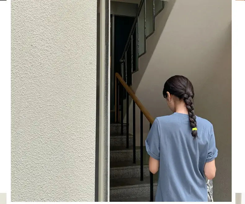 Four Seasons Women’s High-Elastic Nylon Loop Headband & Ponytail Hair Tie – Soft Durable Non-Damaging Hair Accessory