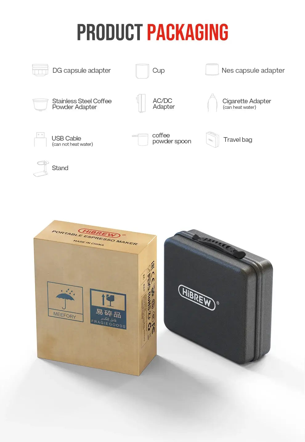 Portable Espresso Coffee Machine for Car & Home – DC12V Compatible with Nespresso & Dolce Gusto Pod