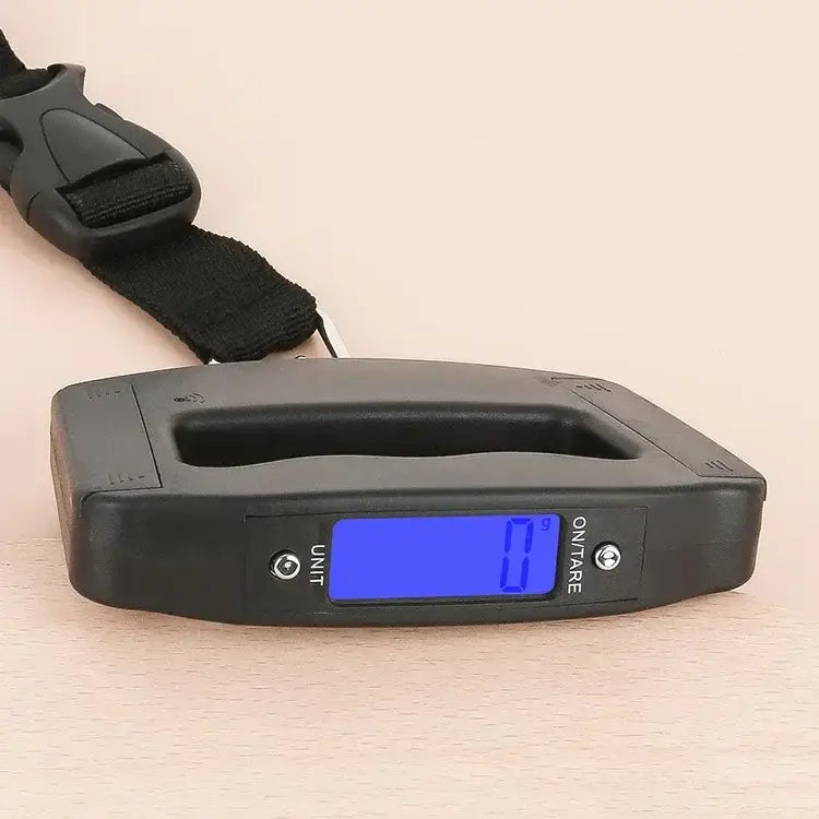 50kg/10g Portable Travel Luggage Scale – Handheld Electronic Digital Scale with Hook for Luggage Parcel Fishing