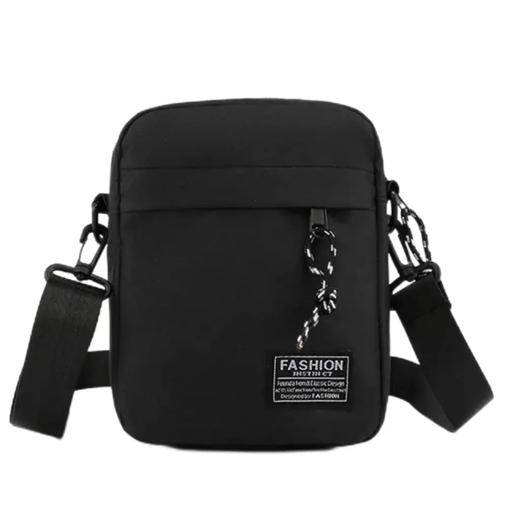 Men’s Small Crossbody Shoulder Bag – Waterproof Oxford Cloth Satchel for Travel Casual Wear and Everyday