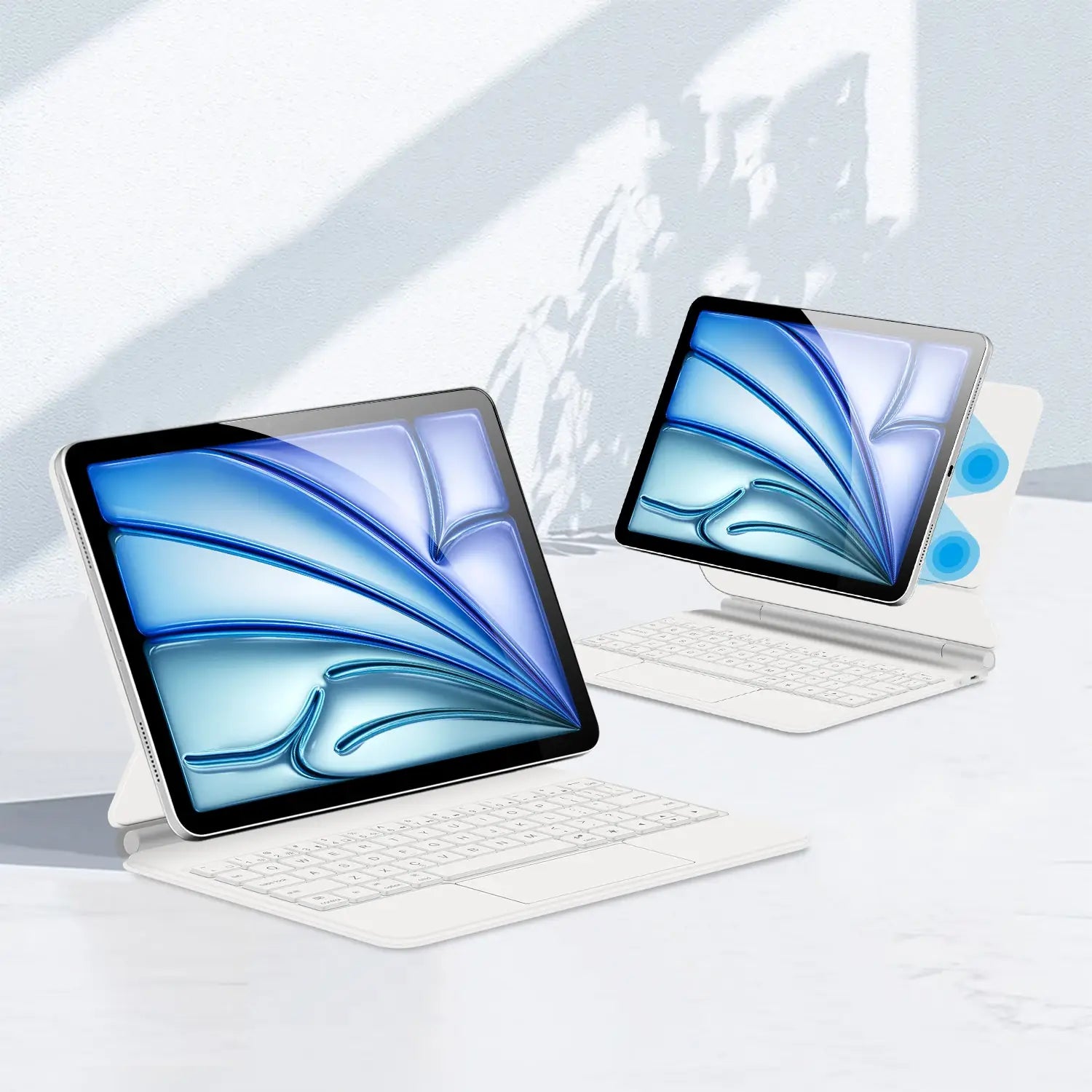 Magic Keyboard Case For iPad Pro 11 inch 12.9’’ M2 13 M4 Air 4th 5th ipad10 10th 10.9 Smart Cover Multi-touch Magnetic