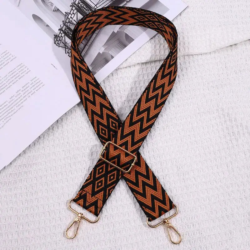 Adjustable Replacement Shoulder Bag Strap – Fashionable & Versatile Cloth Strap for Handbags Totes and Luggage