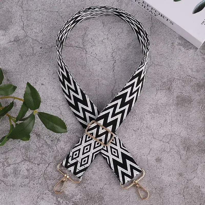 Adjustable Replacement Shoulder Bag Strap – Fashionable & Versatile Cloth Strap for Handbags Totes and Luggage