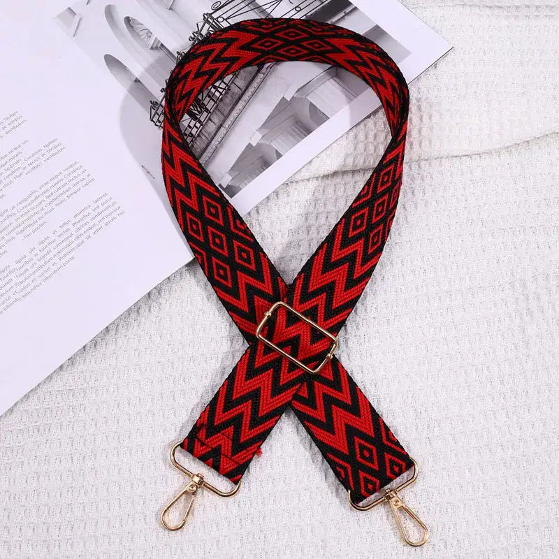 Adjustable Replacement Shoulder Bag Strap – Fashionable & Versatile Cloth Strap for Handbags Totes and Luggage