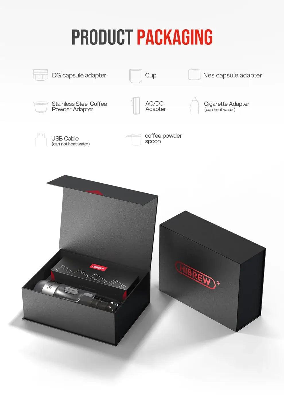 Portable Espresso Coffee Machine for Car & Home – DC12V Compatible with Nespresso & Dolce Gusto Pod