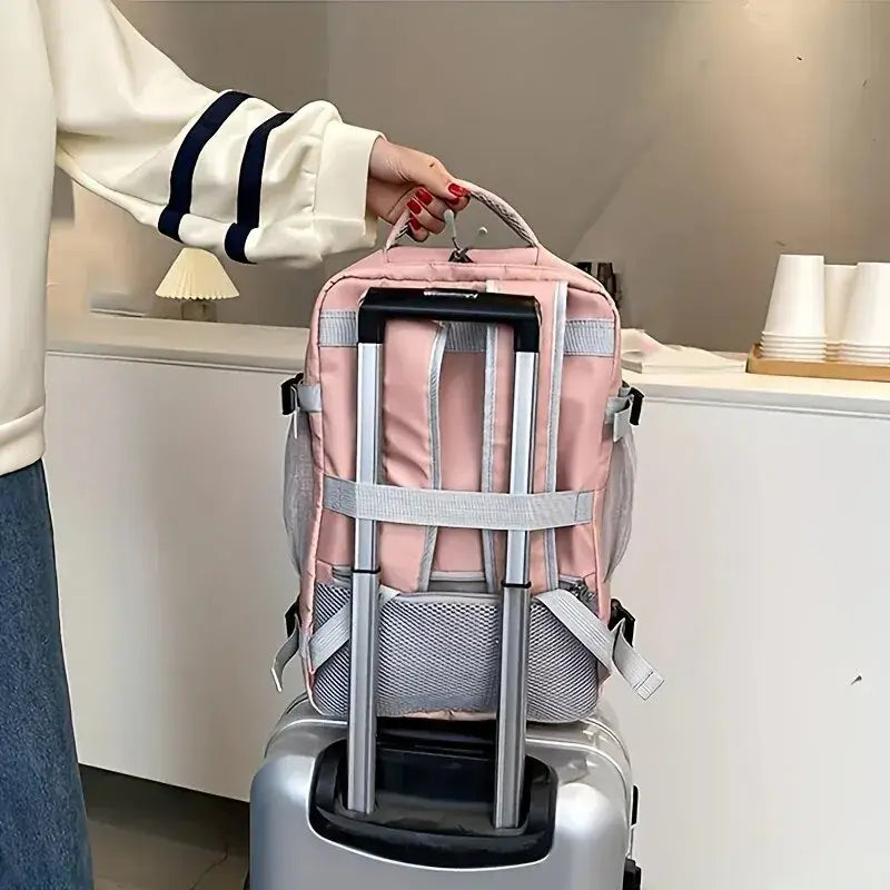 Large Capacity Multifunction Travel Backpack with Shoe Compartment – Waterproof Multilayer Journey Luggage Bag