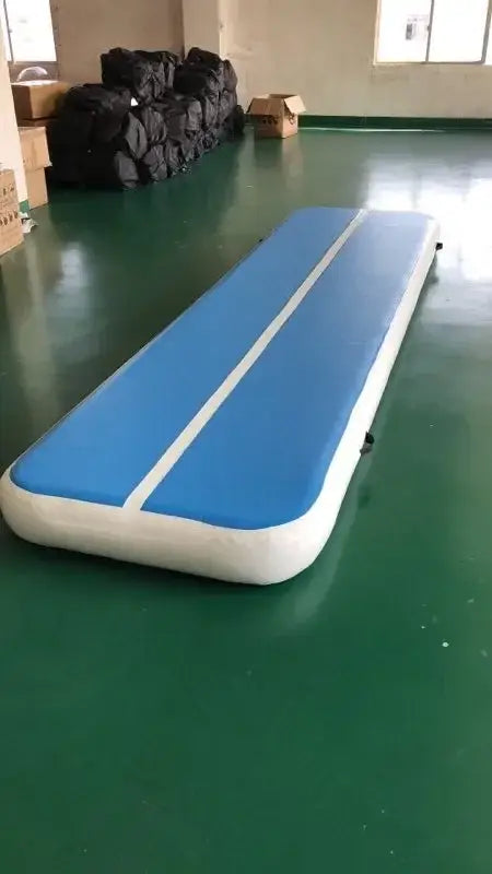Inflatable AirTrack Gym Mat – PVC DWF Tumbling Mat for Gymnastics Cheer Taekwondo & Home Use (3m–10m Lengths)