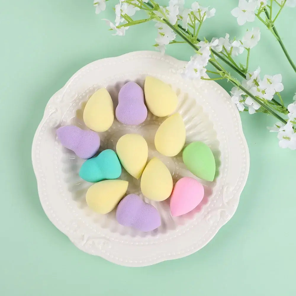Mini Makeup Sponges – Soft Hydrophilic Non-Latex Beauty Eggs for Liquid Foundation Concealer & Powder