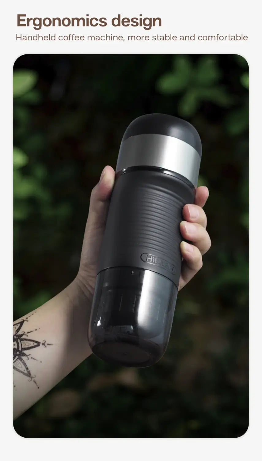 Portable Espresso Coffee Machine for Car & Home – DC12V Compatible with Nespresso & Dolce Gusto Pod