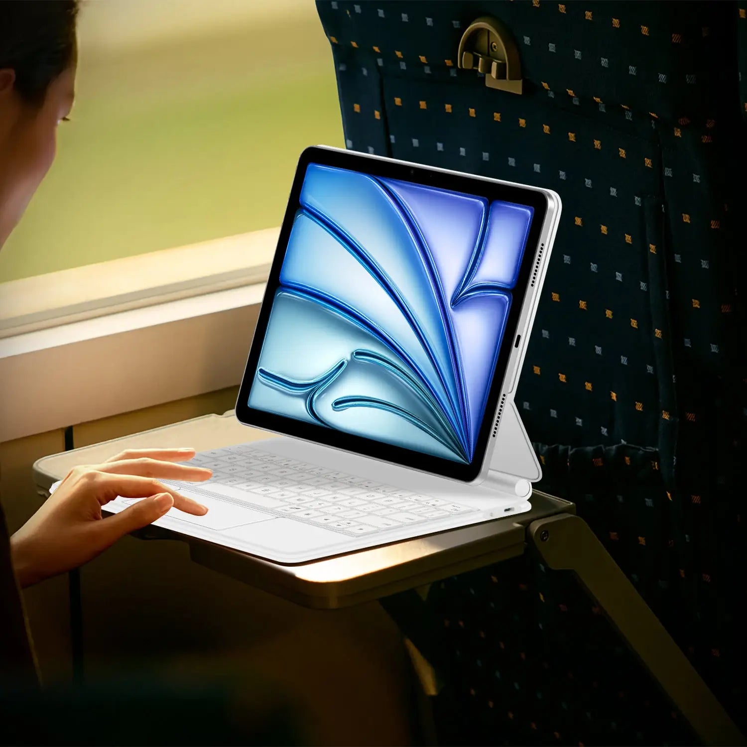 Magic Keyboard Case For iPad Pro 11 inch 12.9’’ M2 13 M4 Air 4th 5th ipad10 10th 10.9 Smart Cover Multi-touch Magnetic