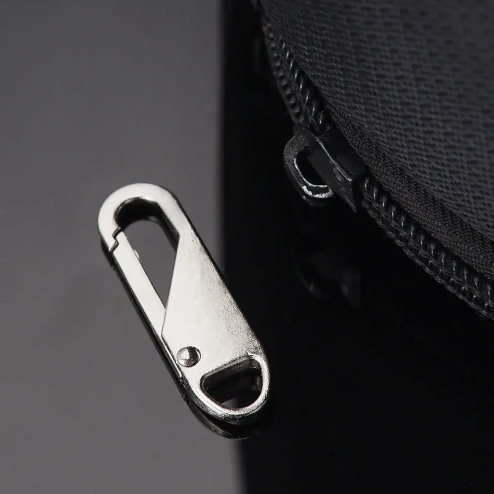 5pcs Universal Replacement Zipper Slider Pullers – Metal Alloy Zip Repair Kit for Luggage Bags Jackets & DIY Sewing