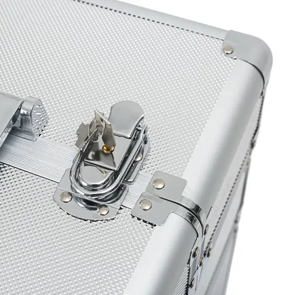 4pcs 拉杆式带万向轮 ABS 银色 化妆箱 75*35*25cm N001-28