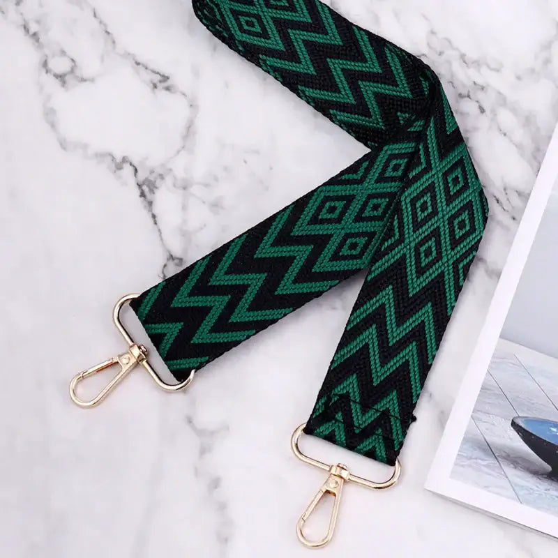 Adjustable Replacement Shoulder Bag Strap – Fashionable & Versatile Cloth Strap for Handbags Totes and Luggage