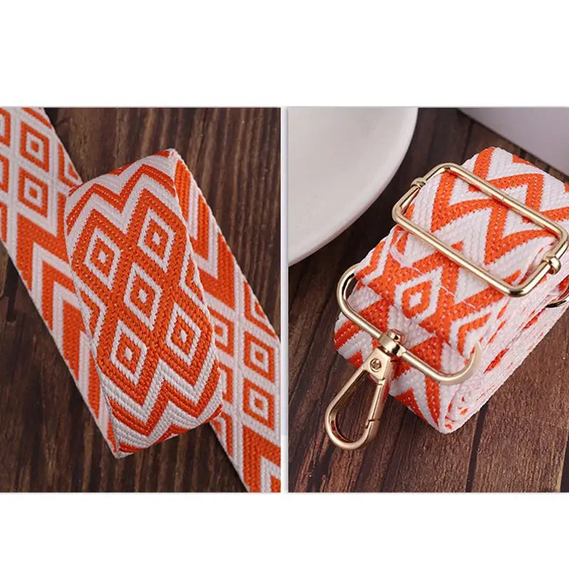 Adjustable Replacement Shoulder Bag Strap – Fashionable & Versatile Cloth Strap for Handbags Totes and Luggage