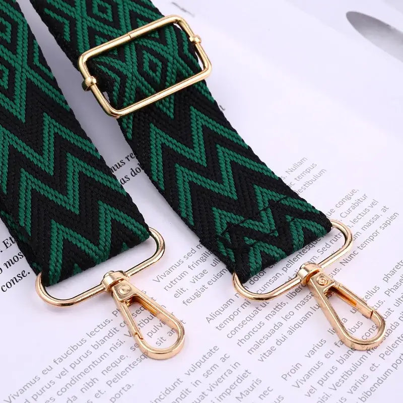 Adjustable Replacement Shoulder Bag Strap – Fashionable & Versatile Cloth Strap for Handbags Totes and Luggage