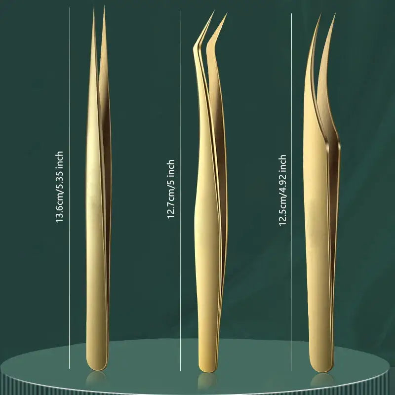 Anti-Static Straight Eyelash Extension Tweezers – Precision Lash & Brow Tool (1 Piece)