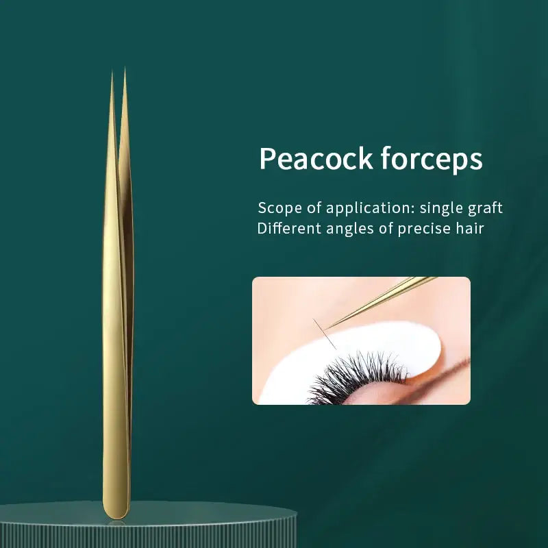 Anti-Static Straight Eyelash Extension Tweezers – Precision Lash & Brow Tool (1 Piece) - Pointed