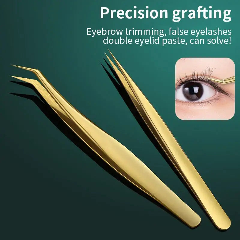 Anti-Static Straight Eyelash Extension Tweezers – Precision Lash & Brow Tool (1 Piece)
