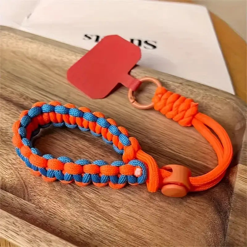Cute Adjustable Mobile Phone Wrist Strap Lanyard Anti-Loss Twist Rope with Strong Short Band for Outdoor Sports & Daily