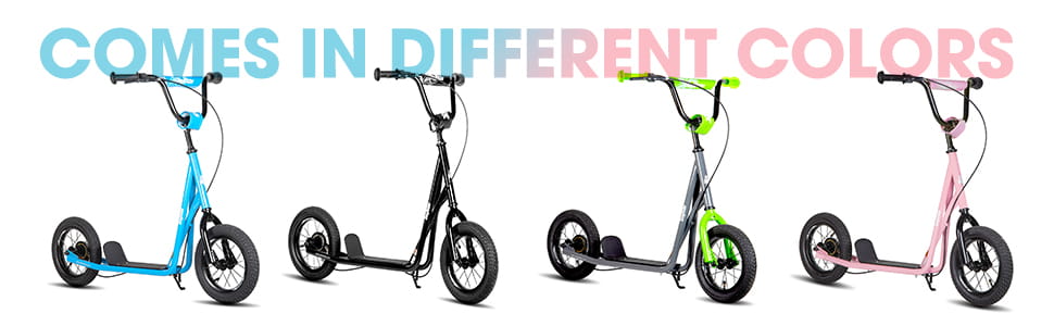 JOYSTAR Kick Scooter for Kids (Ages 5-9) | 12’’ Wheels Adjustable Handlebar Rear V-Brake