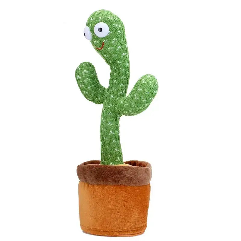 Dancing Cactus Toy – Talking Singing Wriggling Plush Toy with Light & Sound | Repeats What You Say | Fun Interactive