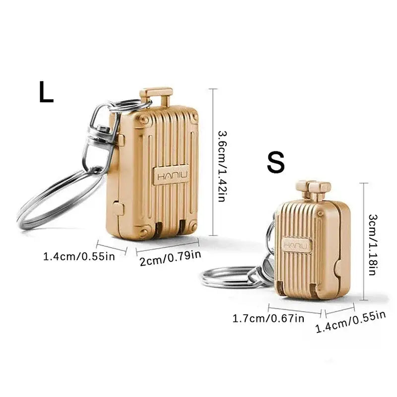 Foldable Stainless Steel Nail Clipper Keychain – Portable Rotary Nail Cutter for Fingernails & Toenails (Manicure