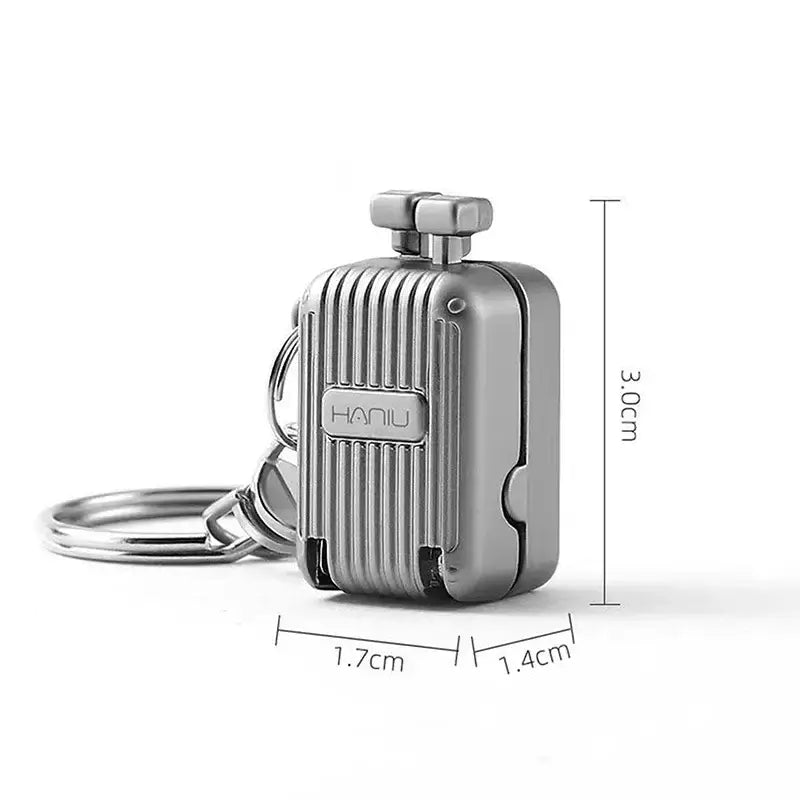 Foldable Stainless Steel Nail Clipper Keychain – Portable Rotary Nail Cutter for Fingernails & Toenails (Manicure