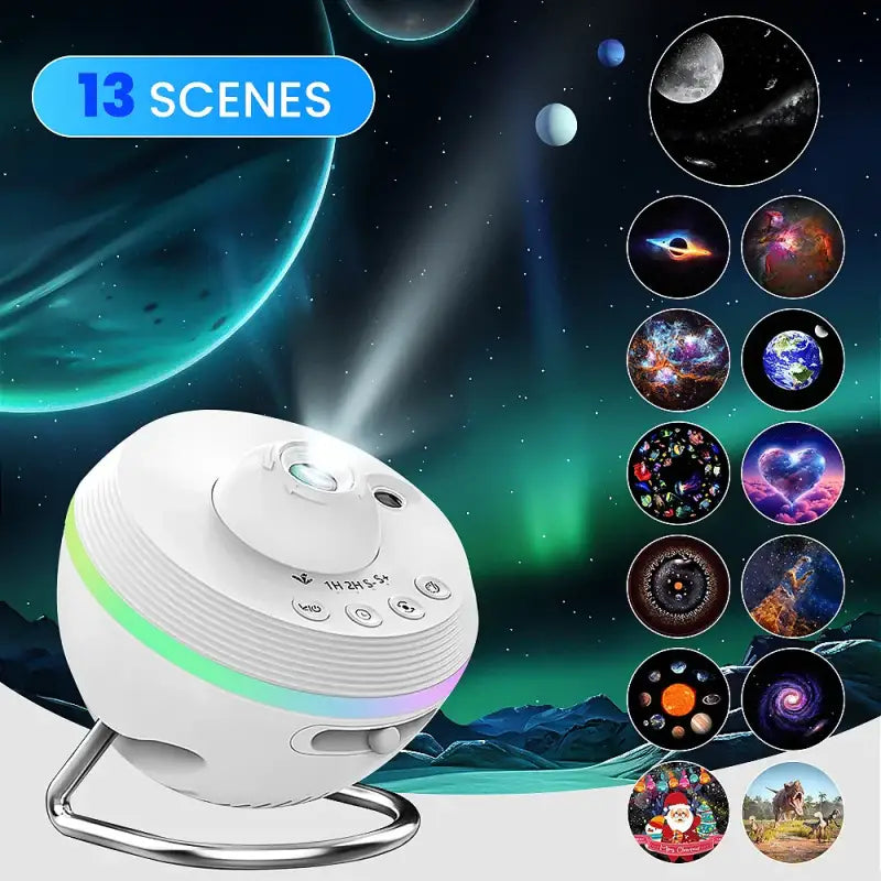 Galaxy Projector – 13-in-1 Meteor HD Planetarium Star Projector with 360° Rotation