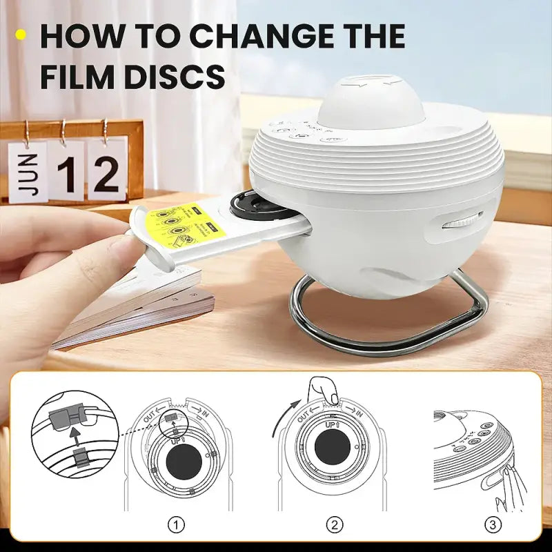 Galaxy Projector – 13-in-1 Meteor HD Planetarium Star Projector with 360° Rotation