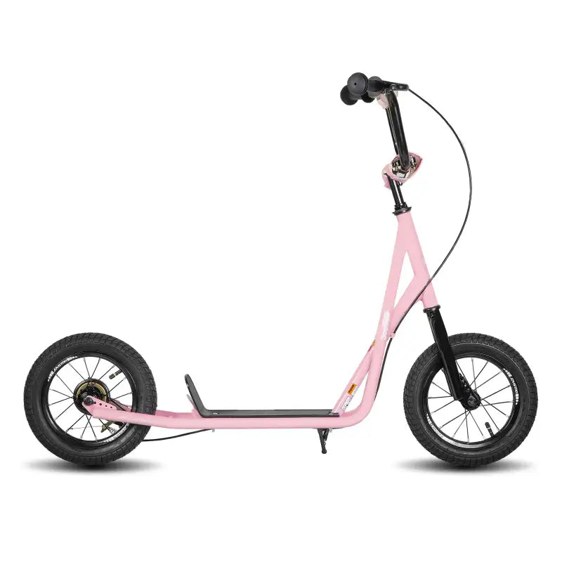 JOYSTAR Kick Scooter for Kids (Ages 5-9) | 12’’ Wheels Adjustable Handlebar Rear V-Brake - Pink / United States