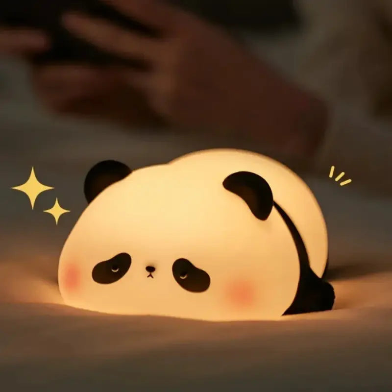 LED Silicone Rabbit Night Light – Touch Sensor Cute Animal Lamp USB Rechargeable Kids Bedroom Decor & Bedside Lamp