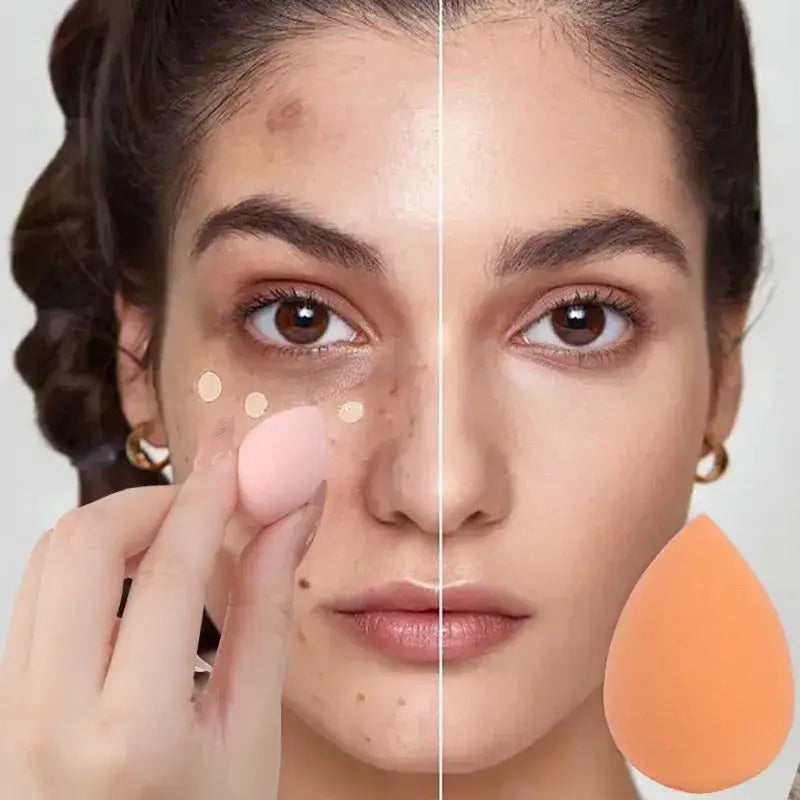 Mini Makeup Sponges – Soft Hydrophilic Non-Latex Beauty Eggs for Liquid Foundation Concealer & Powder