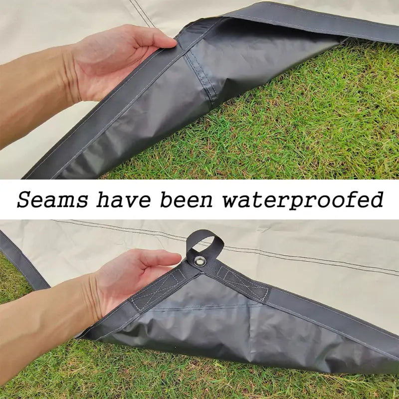 Octagon 5x5 Black Coating Tarp for 12 People – Waterproof Outdoor Camping Sunshade Awning