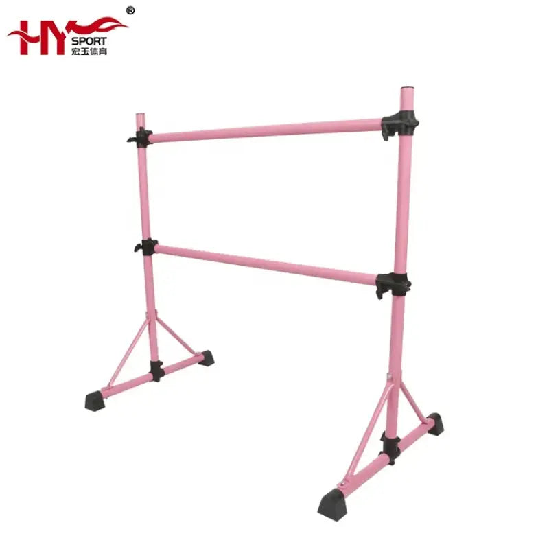 Portable 4ft Double Ballet Barre – Freestanding Ballet Yoga & Stretch Training Bar for Home or Studio