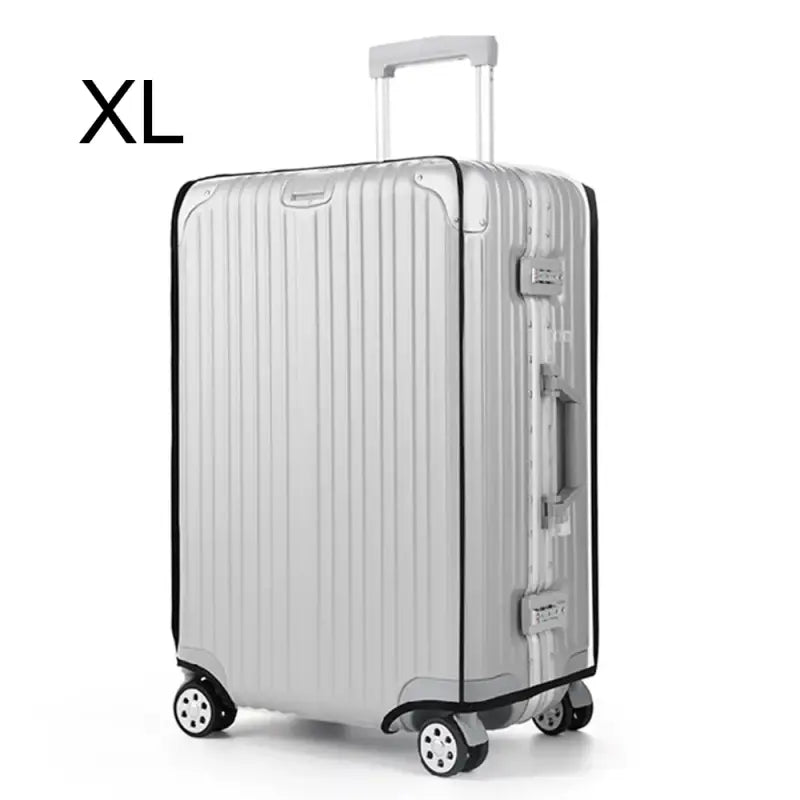 Transparent PVC Luggage Cover – Wear-Resistant Protective Case for 18–24’’ Wheeled Suitcases - 24 inches