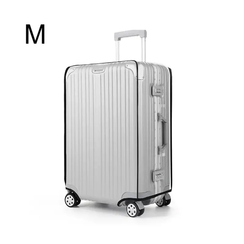 Transparent PVC Luggage Cover – Wear-Resistant Protective Case for 18–24’’ Wheeled Suitcases - 20 inches