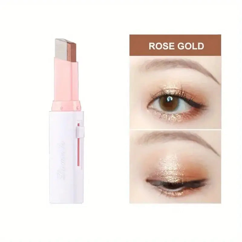 Two-Color Gradient Eyeshadow Stick – Long-Lasting Natural & Three-Dimensional Eye Makeup - 06